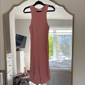 Women's Pink Sleeveless Dress